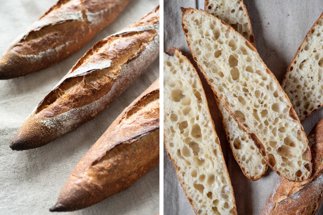 Sourdough Baguette Recipe Crust and Crumb