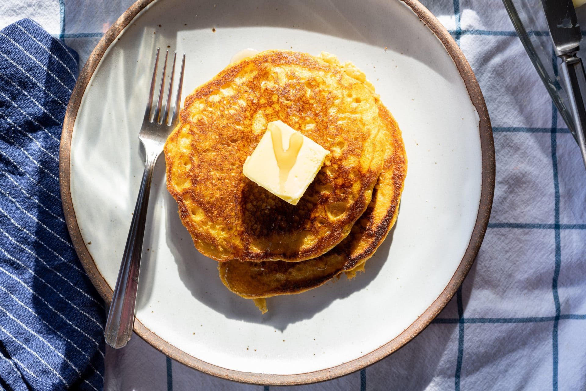 Sourdough pumpkin pancakes