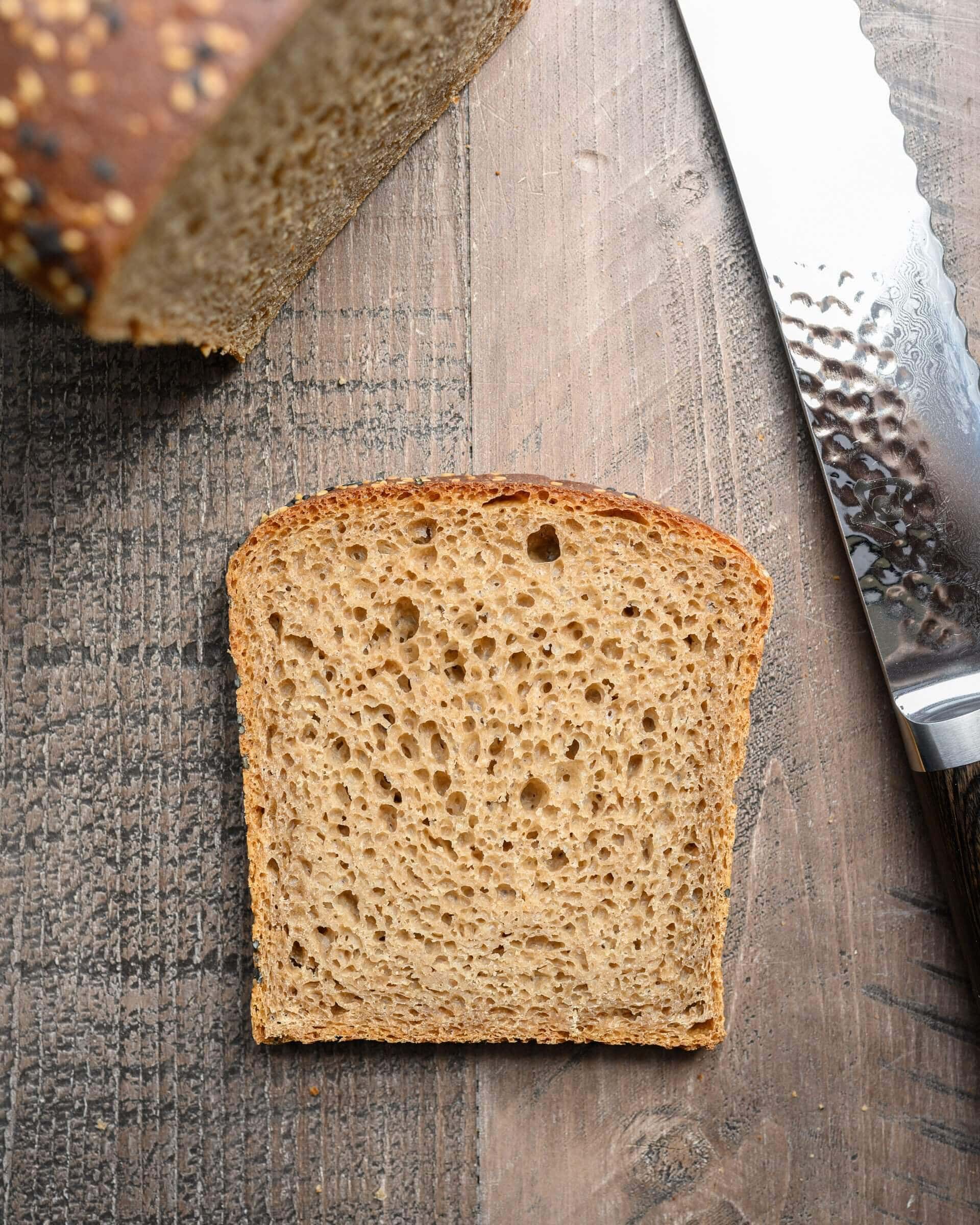 High hydration sourdough spelt bread