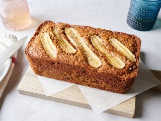 Sourdough Starter Discard Cake with Banana and Dates