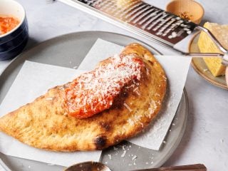 Naturally leavened calzone