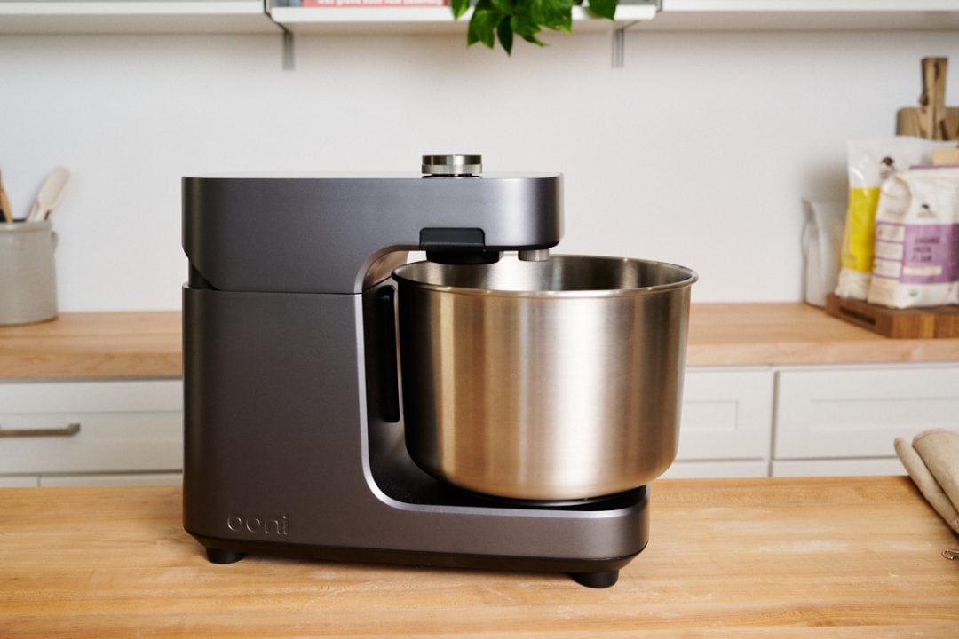 Ooni Halo Pro Spiral Mixer on the counter