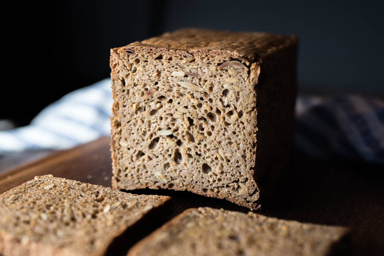 rye sourdough crumb
